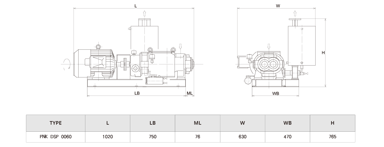 PNK DSP 0060螺杆真空泵 PNK DSP 0060螺(luó)杆真空泵