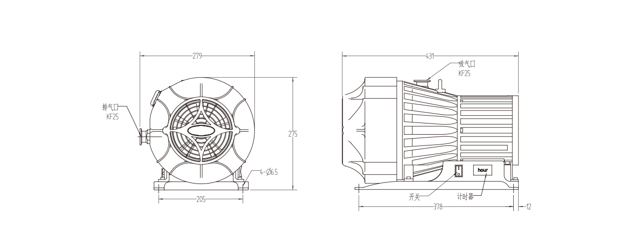PNK DSL 300渦旋式真空泵(bèng) PNK DSL 300渦旋式真(zhēn)空泵